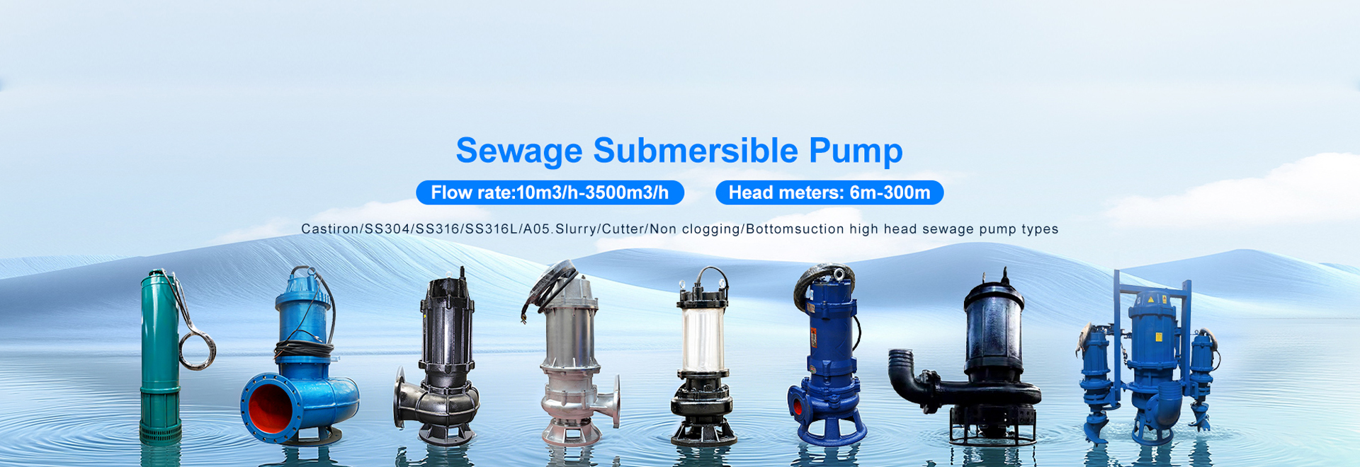 Calidad Bombas de agua sumergibles Fábrica