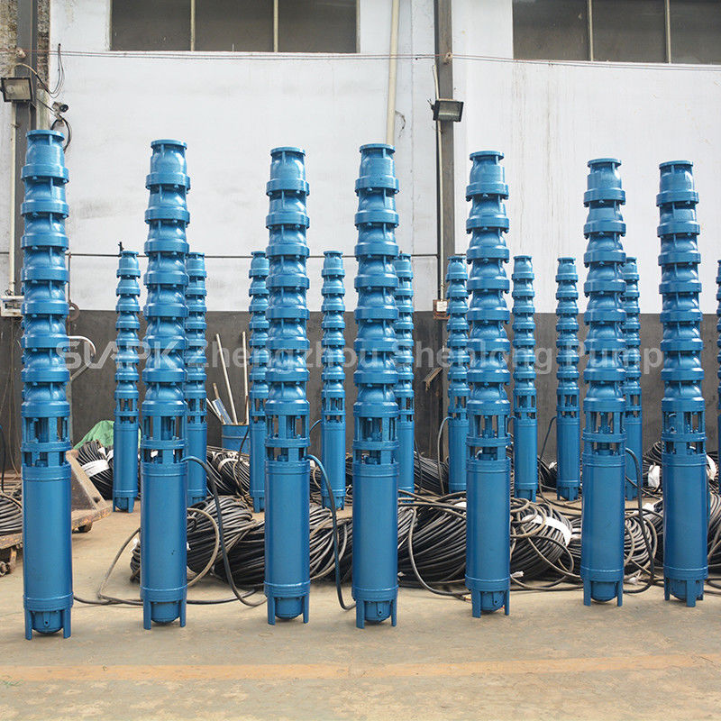 Bomba de pozo profundo sumergible de hierro fundido de 22 kW para extracción de agua de alto flujo
