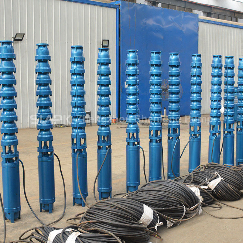 Bomba sumergible de gran caudal de 600 m3/h con motor de 75 kW e impulsor SS304