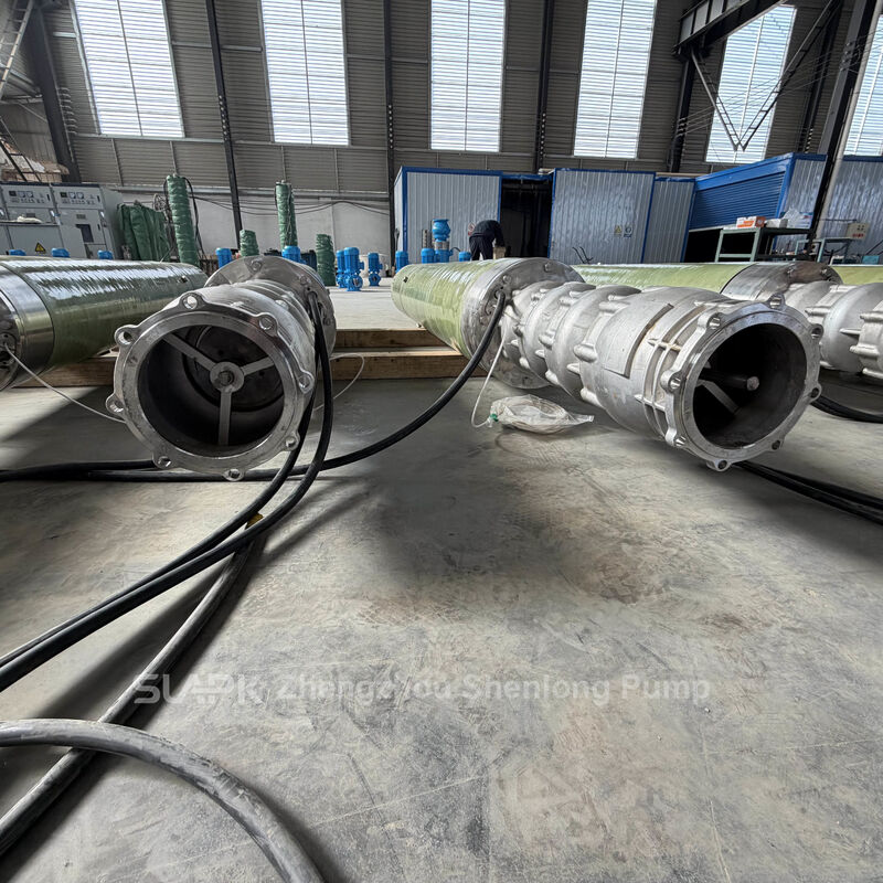 Tasa de flujo 5m3h a 2500m3h Bomba de agua eléctrica sumergible de tres fases adecuada para aplicaciones industriales de transferencia de agua