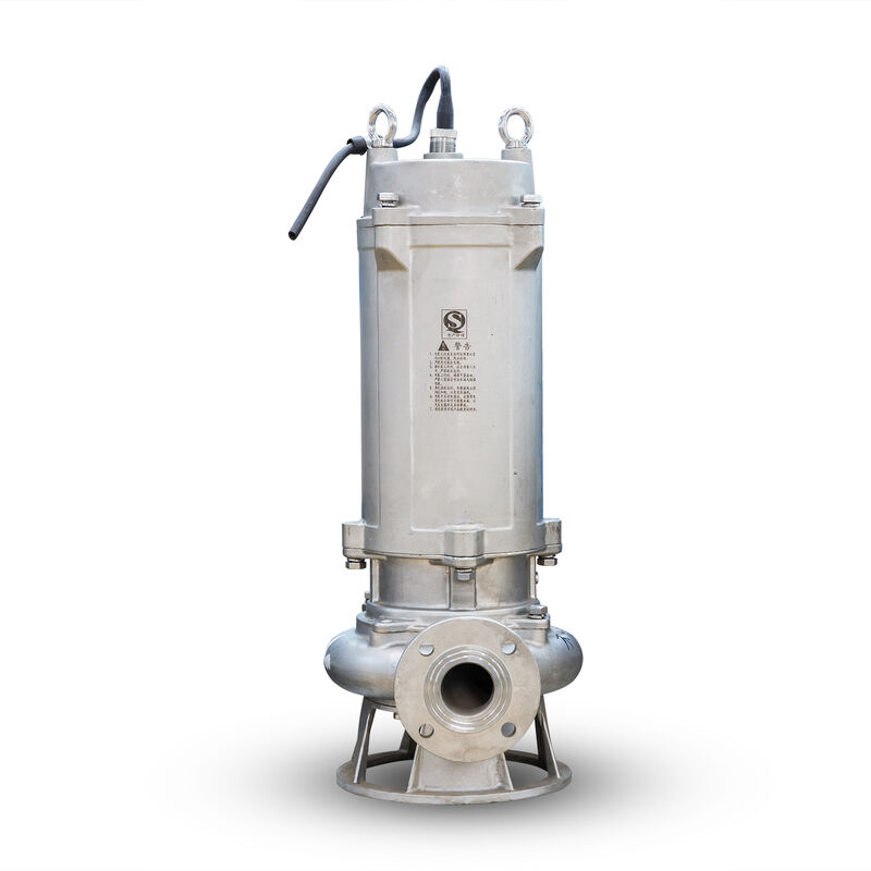 100WQP100-15-7.5KW bomba de alcantarillado sumergible de acero inoxidable.