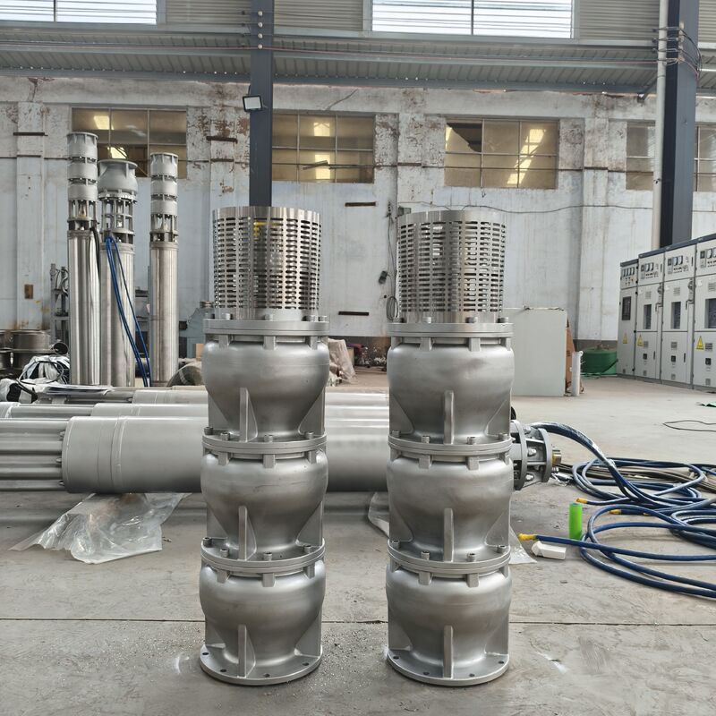 Bomba sumergible para pozo profundo 2205 de acero inoxidable dúplex de 6 pulgadas con flujo de 15 m³/h y cabezal de 180 m