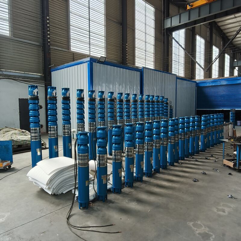 200QJ72-40-18KW bomba sumergible de pozo profundo con 18 kW de potencia del motor, 72 m3/h de caudal y 40 m de cabeza para el suministro de agua agrícola e industrial
