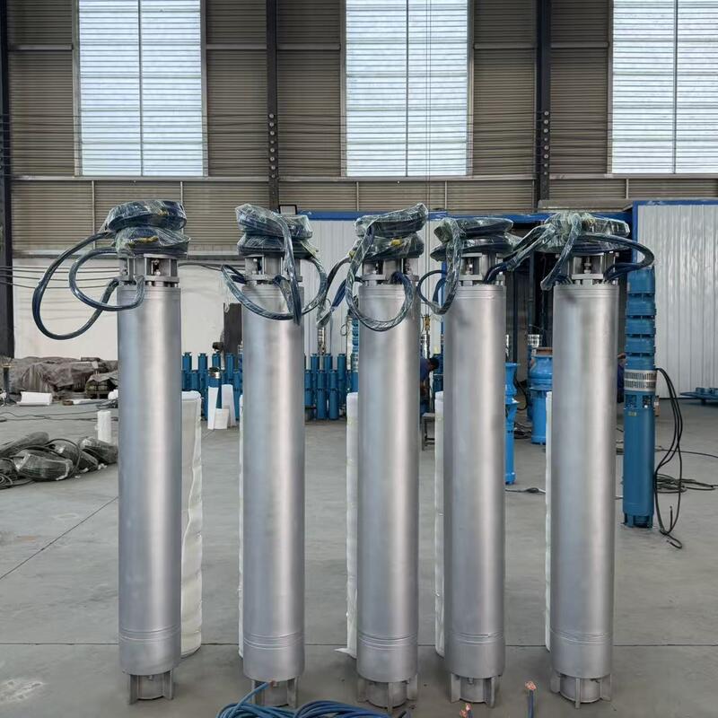 Bomba sumergible de agua de mar de acero inoxidable con diseño multietapa de cabezal alto y configuraciones personalizables