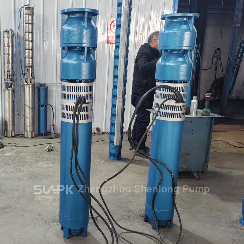 Bomba Sumergible para Pozos Profundos de 22kW con Impulsor de Acero Inoxidable SS304 y Caudal de 160 m³/h para Extracción de Agua de Perforación