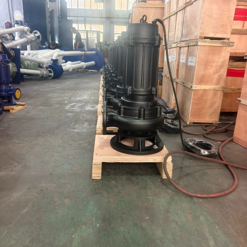 Bomba sumergible de aguas residuales de 100WQ80-20-7.5kW con caudal de 80m3/h, cabeza de 20m y motor de 7.5kW para el drenaje de aguas residuales