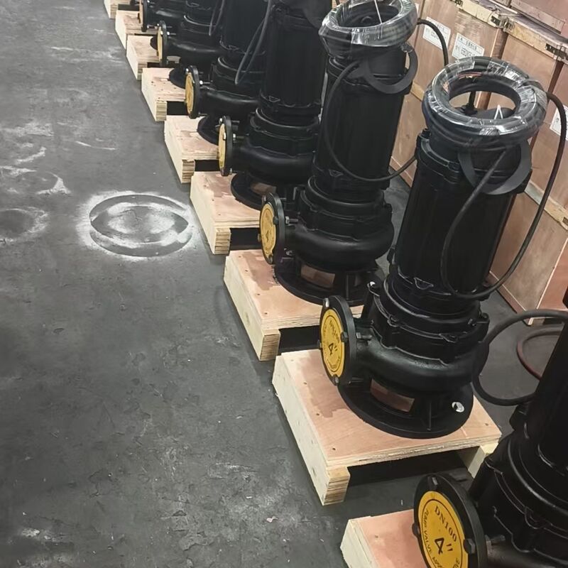 Bomba sumergible de aguas residuales de 100WQ80-20-7.5kW con caudal de 80m3/h, cabeza de 20m y motor de 7.5kW para el drenaje de aguas residuales