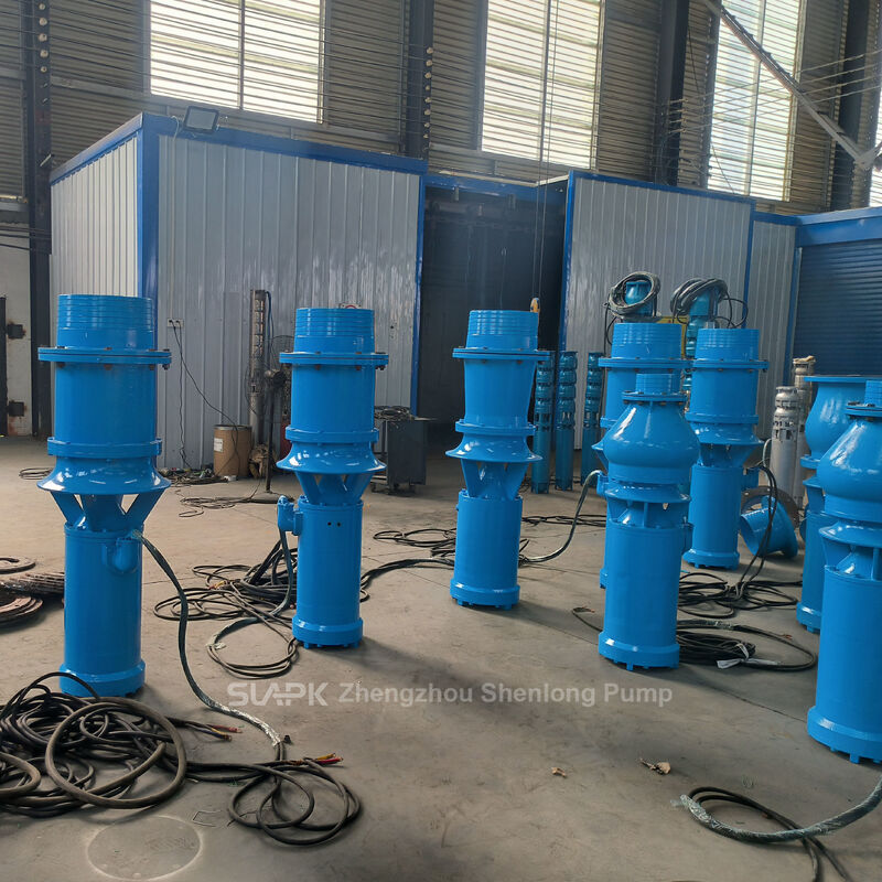 Bombas sumergibles de alto flujo axial y de flujo mixto QSZ y QSH con 260-2,880 m3/h de flujo y 7,5-55 kW de potencia
