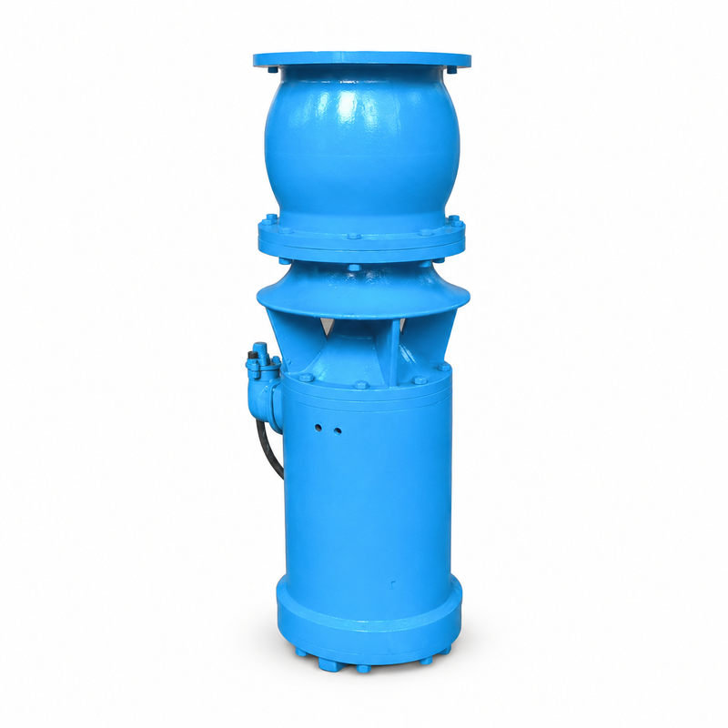 Bombas sumergibles de alto flujo axial y de flujo mixto QSZ y QSH con 260-2,880 m3/h de flujo y 7,5-55 kW de potencia