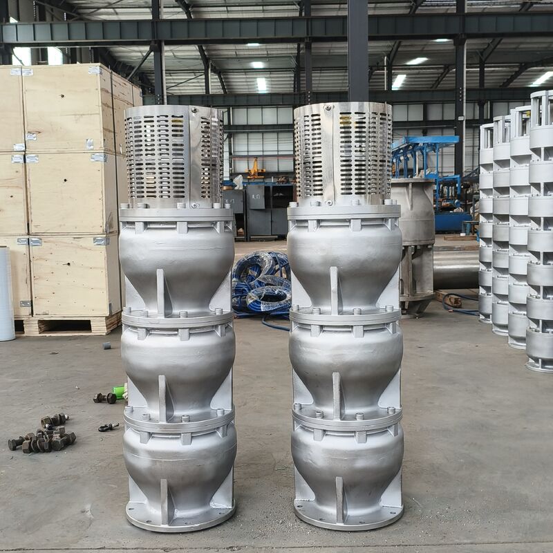 525 m3/h Flujo 350 m Cabeza 1000 kW Potencia de acero inoxidable Bomba de agua de mar sumergible de pozo profundo
