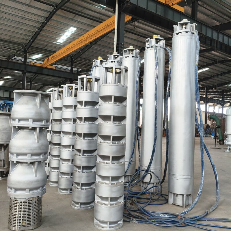 525 m3/h Flujo 350 m Cabeza 1000 kW Potencia de acero inoxidable Bomba de agua de mar sumergible de pozo profundo