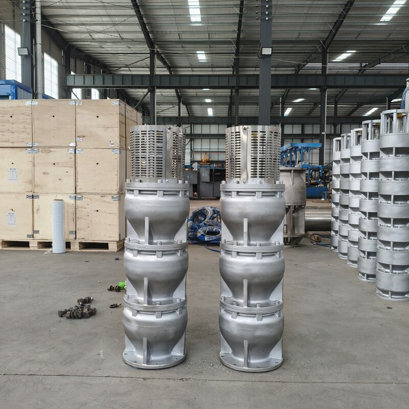 525 m3/h Flujo 350 m Cabeza 1000 kW Potencia de acero inoxidable Bomba de agua de mar sumergible de pozo profundo