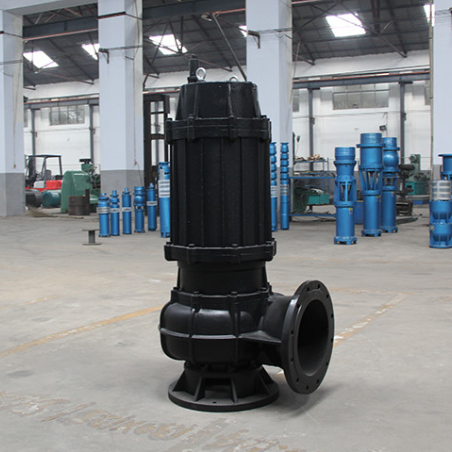 Bomba sumergible de aguas residuales de hierro fundido 250WQ680-42-132KW con caudal de 680 m³/h, altura de 42 m y motor de 132 kW