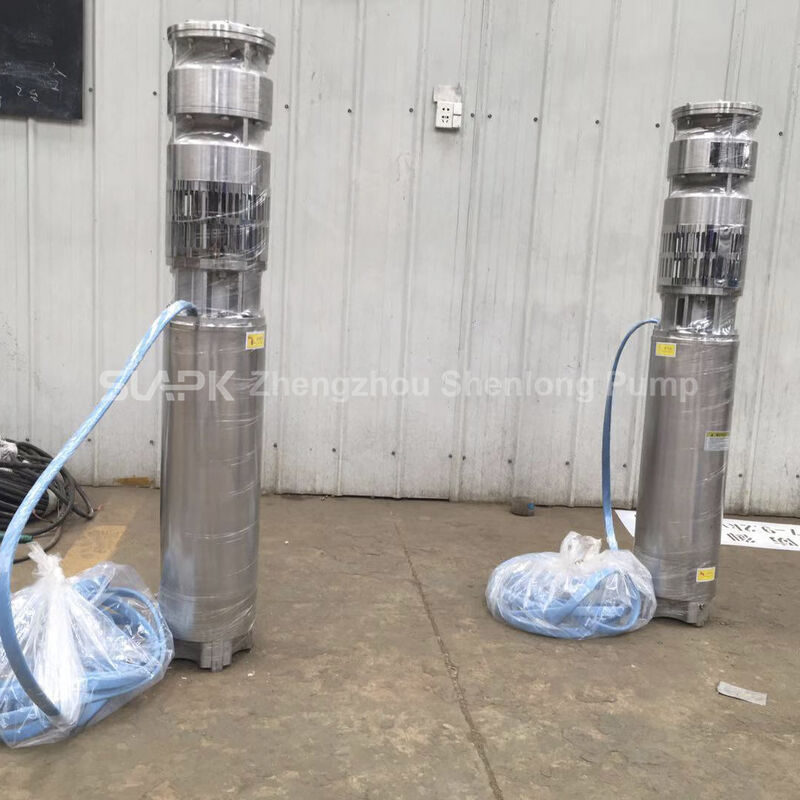 Bomba de pozo sumergible de acero inoxidable de 55 kW con un caudal de 40 m3/h para aplicaciones de pozo profundo