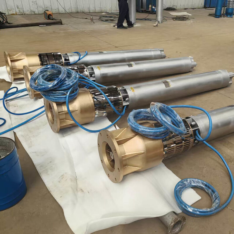 Bomba de pozo sumergible de acero inoxidable de 55 kW con un caudal de 40 m3/h para aplicaciones de pozo profundo