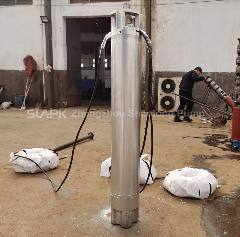 Serie QJH 304 de acero inoxidable bomba sumergible de pozo profundo con 150 m de cabeza y 70 ‰ 230 m3/h de flujo
