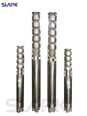 10m3/h-100m3/h QJ Bomba sumergible de pozo profundo de acero inoxidable 600v 660v