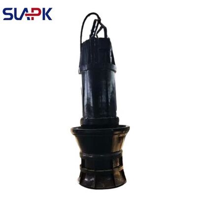 315KW, 9000 m³/h, 8.16m de altura: La bomba sumergible de flujo axial ZQB está diseñada específicamente para aplicaciones de drenaje municipal