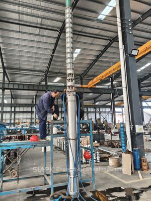 Bomba sumergible de acero inoxidable súper dúplex resistente a la corrosión para agua de mar de alta salinidad