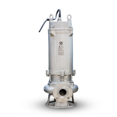 100WQP100-15-7.5KW bomba de alcantarillado sumergible de acero inoxidable.