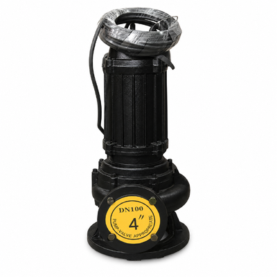 Bomba sumergible de aguas residuales de 100WQ80-20-7.5kW con caudal de 80m3/h, cabeza de 20m y motor de 7.5kW para el drenaje de aguas residuales