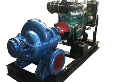 Motor diesel con bomba de agua de gran capacidad con caja horizontal centrífuga dividida