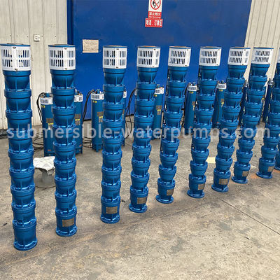 300m de profundidad de la cabeza del pozo de perforación bomba sumergible 220kw