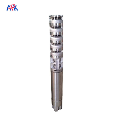 Bomba sumergible de acero inoxidable de pozo profundo 68m3/h Rango de flujo 30kw/41hp Potencia