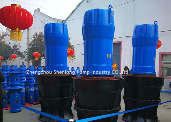 2000m3/h hélice de flujo mixto bomba de agua sumergible de 6000V para deshidratación