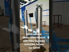 Bomba sumergible de agua potable de acero inoxidable 304