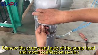 Vídeo de demostración del desmontaje de una bomba sumergible de acero inoxidable